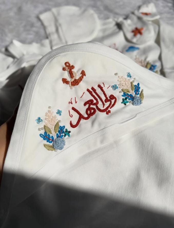Embroidered personalized textile keepsake